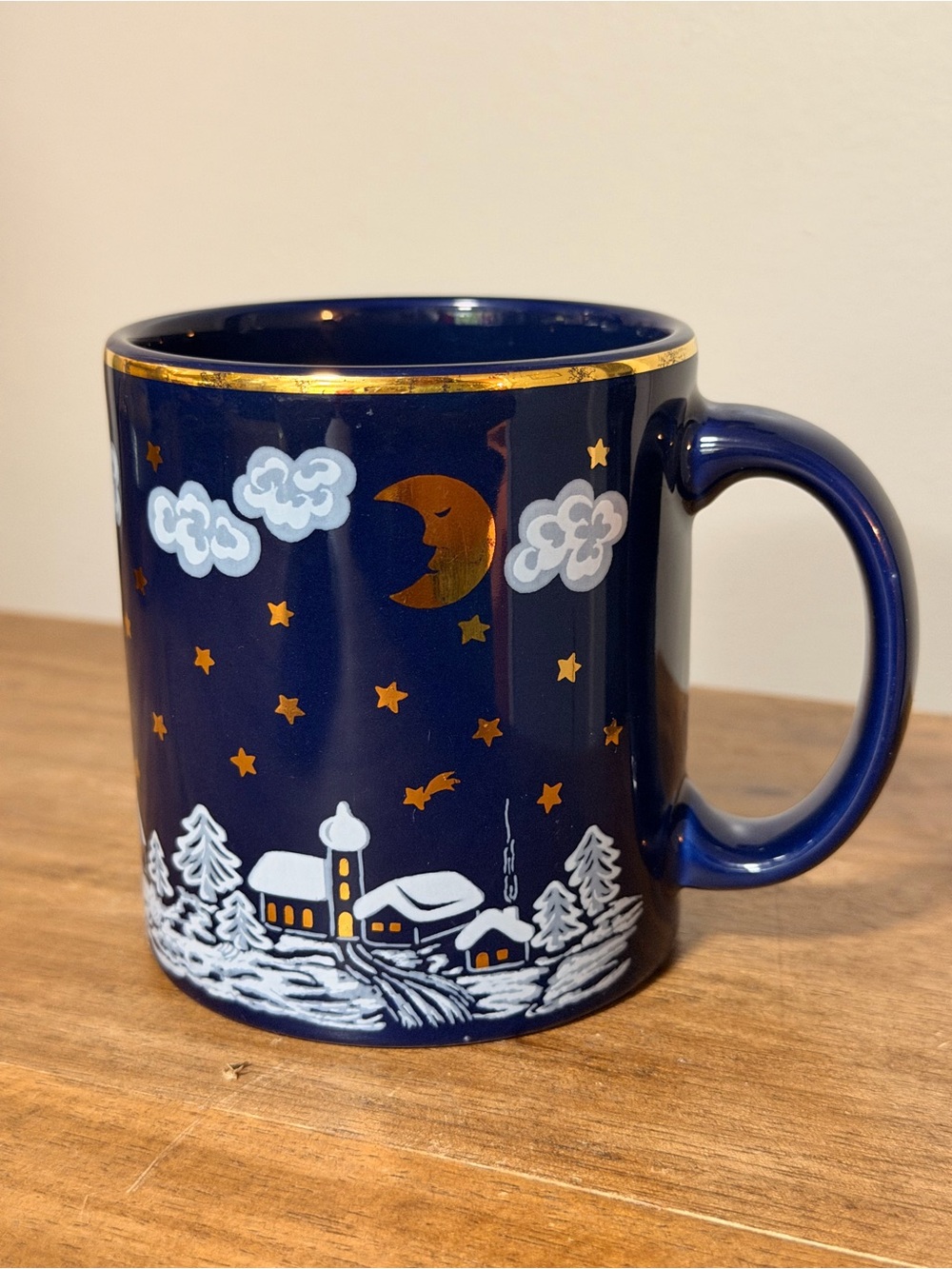 Vintage Waechtersbach Winter Dreams Ceramic Coffee Mug